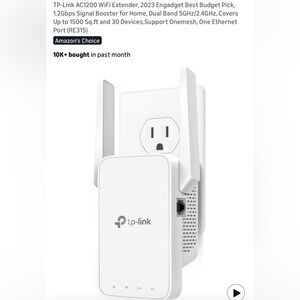TP-Link Dual-Band White Wi-Fi Extender